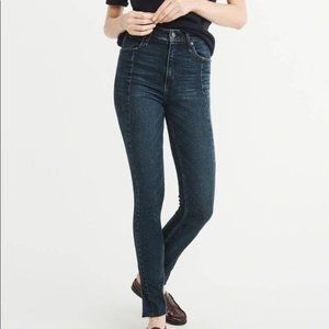Abercrombie & Fitch Simone High Rise Jean Size 24 Side Slits